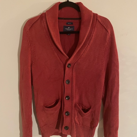 American Eagle Outfitters Other - Cozy knit American Eagle Cardigan - soft red color - Small